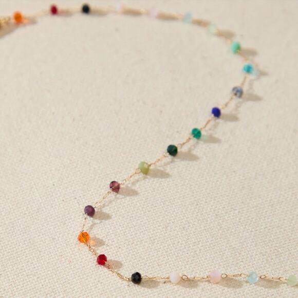 Altar'd State NWT Multi-Color Gem Bead Choker - Picture 3 of 6
